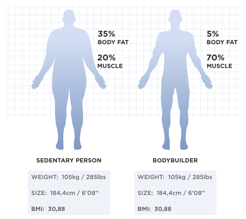 Body Fat calculator for BMI scale